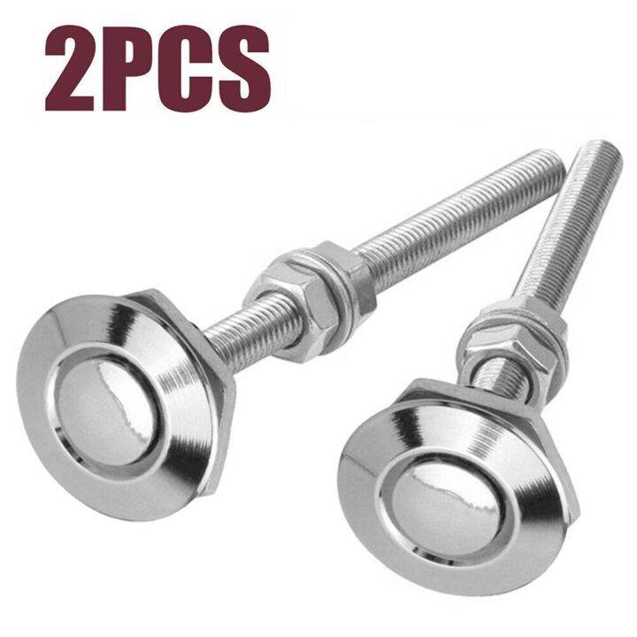 2* Car Quick Release Bumper Latch Antiaging Push Button Hood