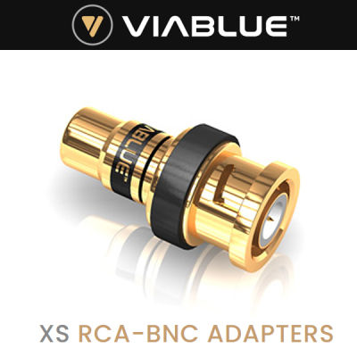 Viablue หัวแปลง BNC to RCA / COAX รุ่น XS RCA-BNC ADAPTERS Audio Grade ของแท้ / ร้าน All Cable