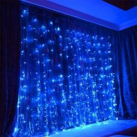 3M LED Curtain Lights USB Window Curtain Waterfall Fairy Light for Home Room Bedroom Christmas Party New Year Decoration Outdoor