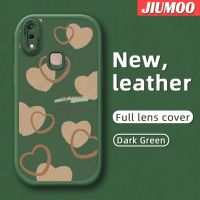 เคส JIUMOO สำหรับ Vivo Y85 V9เยาวชน V9 Pro Y66 V5 V5s V5 Y67ไลท์เคสกระแสแฟชั่นแบรนด์สวยรูปแบบความรักบางๆเคสโทรศัพท์ซิลิกาเจลสีนุ่มหนังเลนส์ป้องกันเคสกันกระแทกปลอกหยด