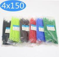 4x150 4x150 3.6mm Width Self-Locking Green Red Blue Yellow Nylon Wire Cable Zip Ties.cable ties