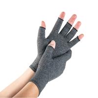 Outdoor Half-finger Gloves Unisex Gray Sport Gloves Cotton Polyester Wear-resistant Gloves Outdoor Cycling Sport Gloves