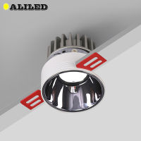 Led Deep Anti-Glare Spotlight Embedded Ceilinlight Living Room Bathroom Kitchen Embedded Borderless No Main Light Design