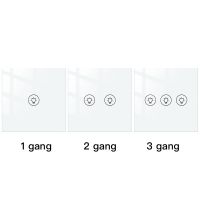 ใหม่สวิทช์สำหรับไฟดิมเมอร์ MOES Zigbee/wifi สมาร์ทมัลติแก๊งควบคุมการปรับความสว่าง Tuya APP Alexa Google Home ควบคุมเสียง Power Points