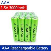 แบตเตอรี่ AAA 1.5V แบตเตอรี่เอเอเอแบบชาร์จได้3000Mah AAA 1.5V ของเล่นไฟ Led แบตเตอรี่ชาร์จซ้ำได้อัลคาไลน์ใหม่ MP3มีอายุการใช้งานยาวนาน