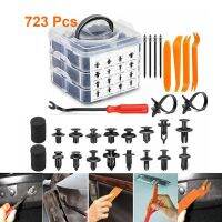 723Pcs Car Push Retainer Clips amp; Auto Fasteners Assortment 16 Most Popular Sizes Nylon Bumper Fender Rivets Bumper Kit Durable