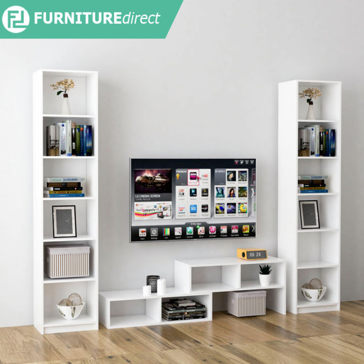 Furniture Direct FLEXIA Expandable TV wall system/ rak tv/ Lazada