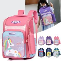 【Hot Sale】 school students schoolbag female new childrens first second and third grade large-capacity light cute spine-protecting burden-reducing backpack