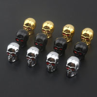 Skull Valve Caps ABS ล้อรถปลั๊กสำหรับโลหะผสมล้อยางวาล์ว Cap Auto วาล์วฝาครอบหัวนมสำหรับรถยนต์รถจักรยานยนต์จักรยาน-ttlg4809