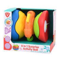 Playgotoys ของเล่นเสริมพัฒนาการ ลูกบอลเซอร์ไพรส์ 5 in 1(1685)