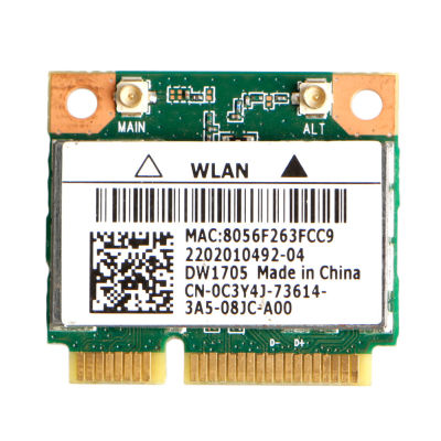 Intel Qualcomm Atheros QCWB335 Wifi Wireless Card CN-0C3Y4JสำหรับDell DW1705