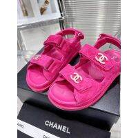 C0D COD Velcro Diamond Button Flat รองเท้าแตะลำลองสตรี