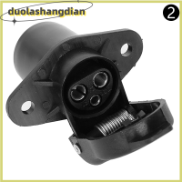 [Duola] 12V 3Pin ซ็อกเก็ตพ่วงอะแดปเตอร์สายไฟซ็อกเก็ตสำหรับรถบรรทุกรถแทรกเตอร์