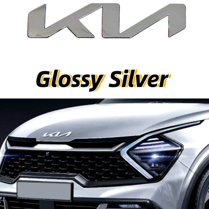1Piece KN Logo New Car Front Hood Emblem Rear Trunk Badge Decal Sticker Decoration Accessories