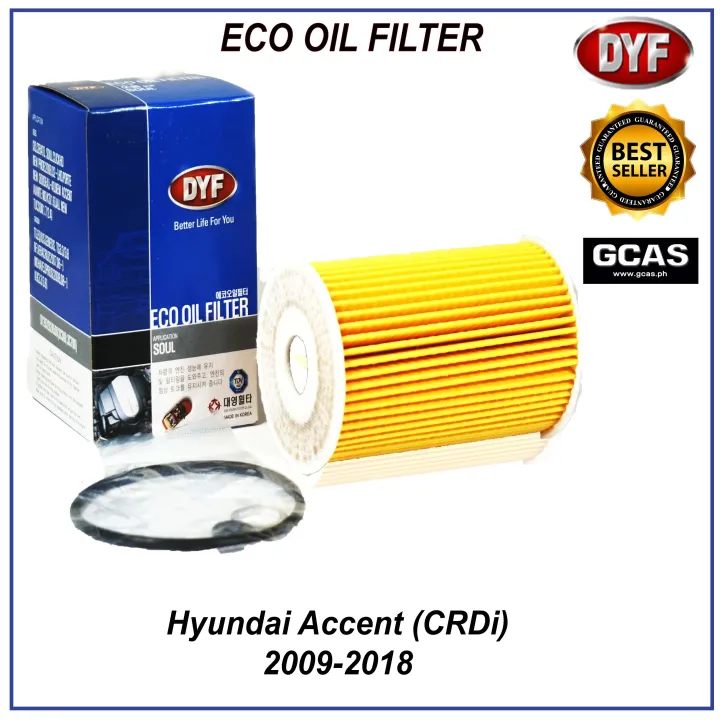 Hyundai accent crdi diesel Oil filter Lazada PH