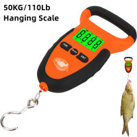 50KG110Lb Portable LCD Digital Hanging Scale Fishing Travel Luggage Weighing Scale Weight Hook Crane Hanging Scale Home Farm2023