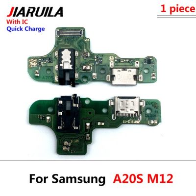 【✴COD✴】 nang20403736363 อะไหล่สายเคเบิลเฟล็กซ์สำหรับเชื่อมต่อ Usb ชาร์จพอร์ตใหม่สำหรับ Samsung A02s A03s A12 A02 A12 A30s A50s แกน A01 A20s A10s