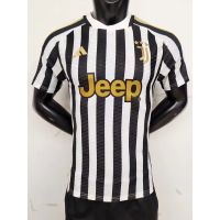 2022 2023 ล่าสุด เสื้อกีฬาแขนสั้น ลายทีมฟุตบอล Juve Black Jacquard 23-24 ไซซ์ S-XXL AAA