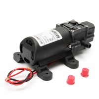 {RUIO}ทนทาน DC 12 V 130PSI การเกษตรปั๊มน้ำไฟฟ้าสีดำไมโครไดอะแฟรมแรงดันสูงเครื่องพ่นสารเคมีล้างรถ12 V