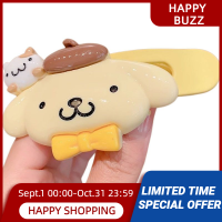 Kawaii Sanrio Kulomi กิ๊บ Cinnamoroll Purin การ์ตูนอะนิเมะคลิป Pins สาวเครื่องประดับคอลเลกชันที่เรียบง่ายเด็กของขวัญวันเกิด