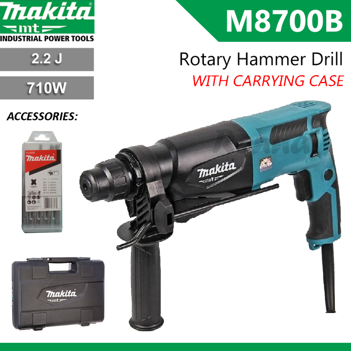 Makita MT Series M8700B Rotary Hammer Drill W/ SDS PLUS Shank, 22mm (7/ ...