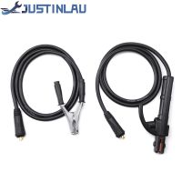 JUSTINLAU 200A Groud Welding Earth Clamp Clip Set for MIG TIG ARC Welding Machine 1.5M Cable 10-25 Plug