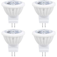 Ac/dc 12โวลต์ MR11หลอดไฟ Led 4วัตต์ MR11 GU4หลอดไฟ LED 35วัตต์ฮาโลเจนเปลี่ยนสปอตไลภูมิทัศน์ปิดภาคเรียนติดตาม GU4 G4ฐานโคมไฟ