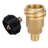 QCC1 Propane Adapter Gas Regulator Valve Fitting 5042 Male QCC1 Nut Propane Gas Fitting Hose Adapter with Nut