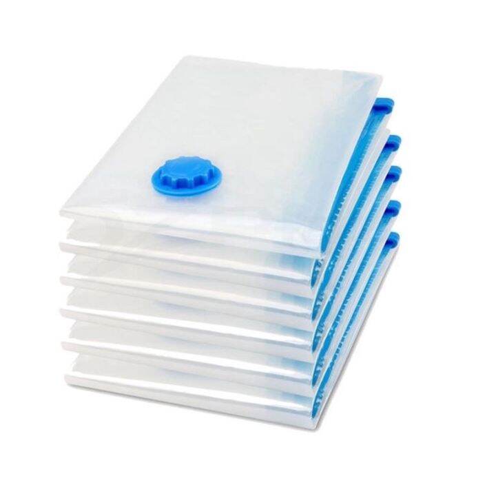 【8PCS Bags+Free Pump】Vacuum Compression Bag Hand Pump 60X40CM Vacuum