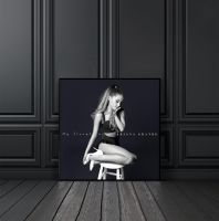 Ariana Grande ของฉันทุกอย่างอัลบั้มเพลงปกโปสเตอร์ภาพเขียนฮิปฮอปนักร้องเพลงแร็พป๊อปโปสเตอร์ภาพวาดตกแต่ง