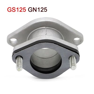 Untuk Suzuki GN125 GS125 Kburator Sepeda มอเตอร์ร่วมปรับปริมาณ Antarmuka อะแดปเตอร์คาร์บูเรเตอร์ GS 125 GN 125