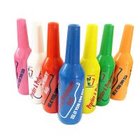 UPORS 1Pcs Cocktail Shaker Bartender Flair Practice Bar Bottle Colored Durable Plastic Cocktail Bottle Bar Cocktail Accessories