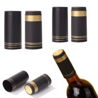 50pcs Wine Bottle Heat Shrink Capsules Cover Sealing Red Wine Heating Shrinkable Caps Airtight Shrinking Beer Film Wrapping