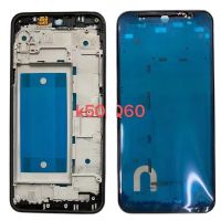 peroyeh Front LCD Frame Housing For LG K50 Q60 Front LCD Screen Frame Cover Middle Housing Replacement