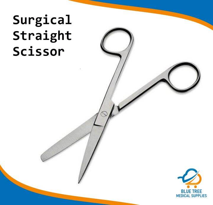 Medical Straight Scissor Secheron Stainless 5 1/2 Surgical Scissor