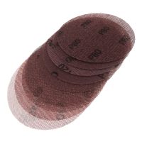 ✗♞△ 10Pcs Mesh Abrasive Dust Free Sanding Discs 6 Inch 150mm Anti-blocking Dry Grinding Sandpaper 120 to 1000 Grit Hook And Loop