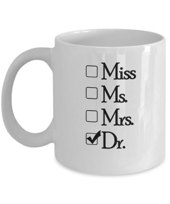 【High-end cups】ของขวัญ Doc-Miss Ms Mrs Dr - Doctor Mom Mug-320Ml ถ้วยกาแฟเซรามิกของขวัญแก้วนม