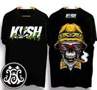 original KUSH เสื้อยืดแนวสตรีทสไตล์เรโทร 2023ใหม่การพิมพ์ด้านหน้าและด้านหลังที่ออกแบบใหม่ แขนสั้น SHIRTจัดส่งจากประเทศไทย พร้อมสำหรับการจัดส่ง