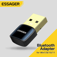 Essager USB Bluetooth Adapter Dongle Bluetooth 5.0 Adapter สำหรับ PC แล็ปท็อป Wireless USB Bluetooth Car Audio Receiver Transmitter