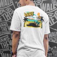 เสื้อยืดคุณภาพดี  Fashion T-Shirt Vans Custom Classic Design White S-3XL T Shirts