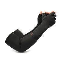 hotx【DT】 Men Arm Sleeve Cycling  Fishing Sport Gloves 5-finger Cuff UV Protection Cover