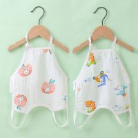 Newborn babies chinese-style chest covering cotton gauze day care abdomen c新生婴儿肚兜纯棉纱布天护肚围连腿兜兜初生女宝宝肚兜薄款Dd824z