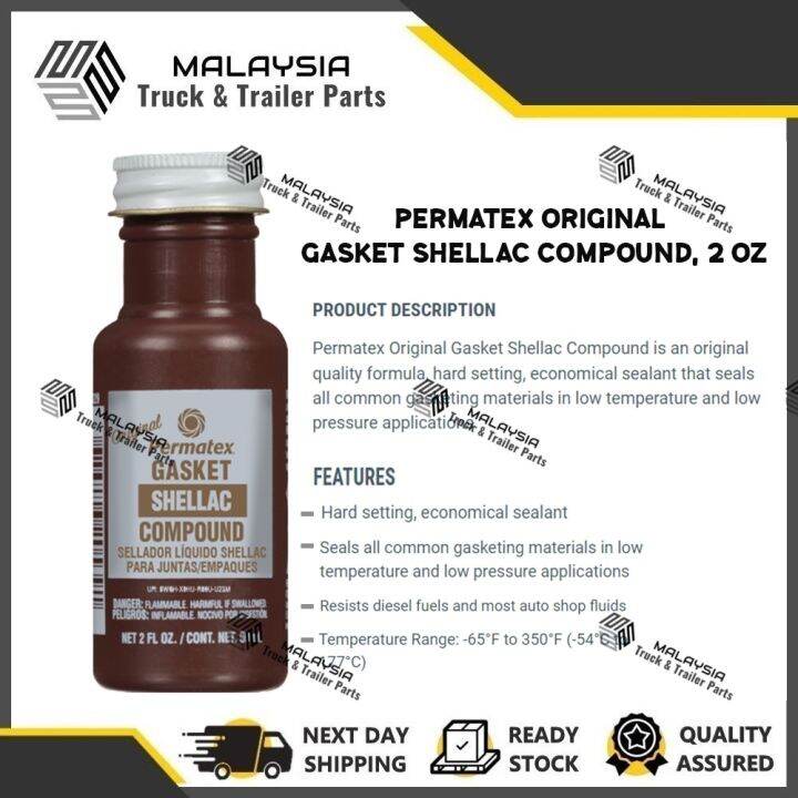 Permatex Gasket Shellac Compound 59ML (Original) | Lazada