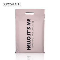 50PCS HELLO IT’S ME Envelope Mailing Bags Self Seal Adhesive Clothing Courier Bag Thicken Poly Waterproof White Color Pouch Bag