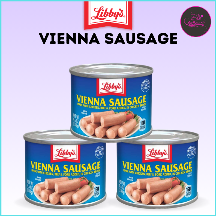 Libby's Vienna Sausage 18 Canned Foods Made with Chicken, Beef and Pork ...