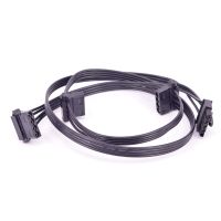 5Pin 1 to 3 Peripheral 4 Pin Molex IDE 5P PSU Power Supply Cable for Cooler Master V550 V650 V700 V750 V850 V1000 V1200