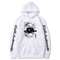 Sudadera con capucha de Anime Kawaii para hombre y mujer, ropa de calle de dibujos animados, moda Regular, Nie ragomata 2B