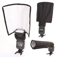 Universal พับ Speedlight Reflector Snoot Sealed Flash Soft Diffuser Bender Beam Tube L Size