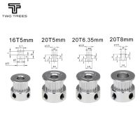 3D Printer Parts Accessory GT2 20Teeth Bore 5/6.35/8mm 2GT Timing Alumium Pulley Fit for GT2-6/10mm Open Synchronous Belt