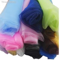 ¤┅❐ Organza Fabric Wedding Birthday Arch Decoration DIY Sewing Home Tablecloth Curtain Crystal Tulle Roll Organza Sheer Gauze Cloth